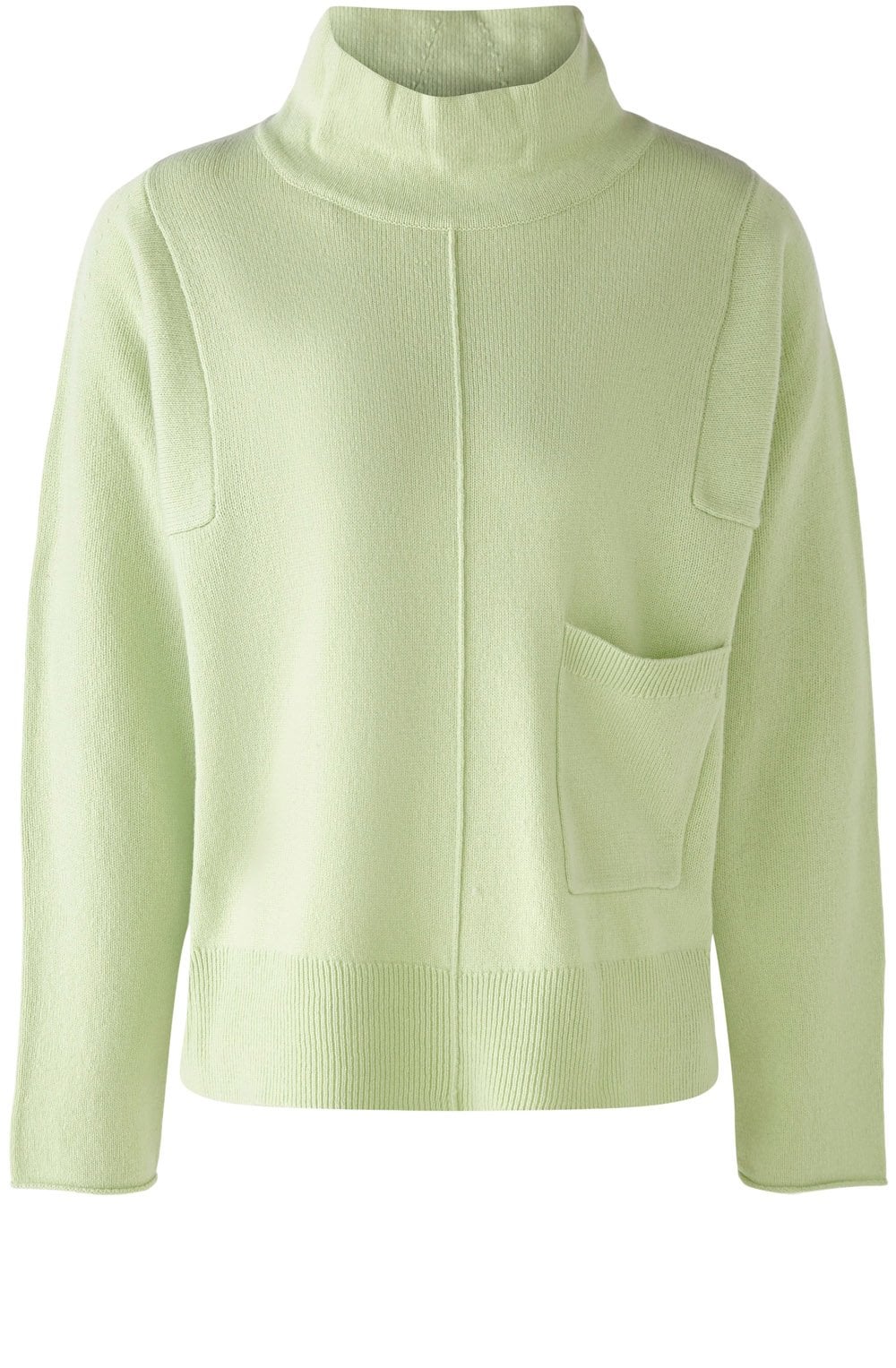 Light Green Cowl Neck Jumper
