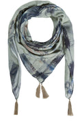 Light Green Palm Print Scarf