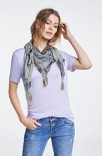 Light Green Palm Print Scarf