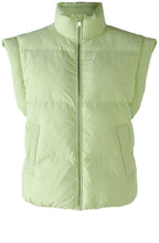 Light Green Quilted Gilet