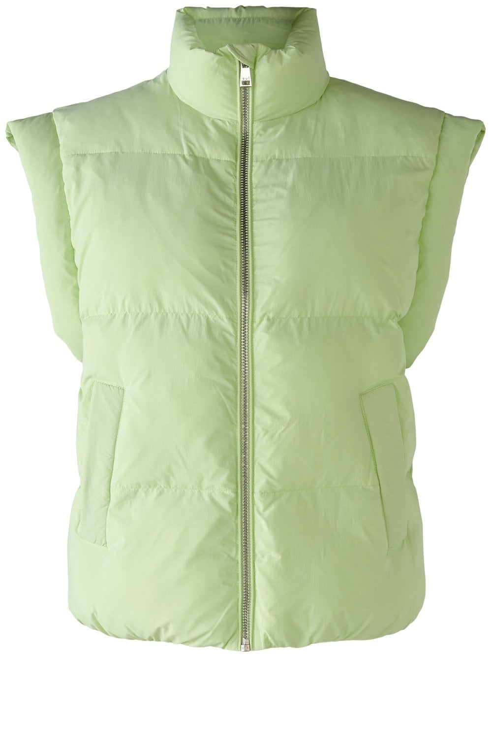 Light Green Quilted Gilet
