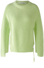 Light Green Ribbed Jumper