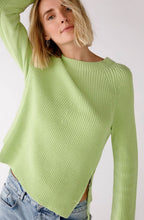 Light Green Ribbed Jumper