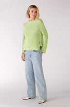 Light Green Ribbed Jumper