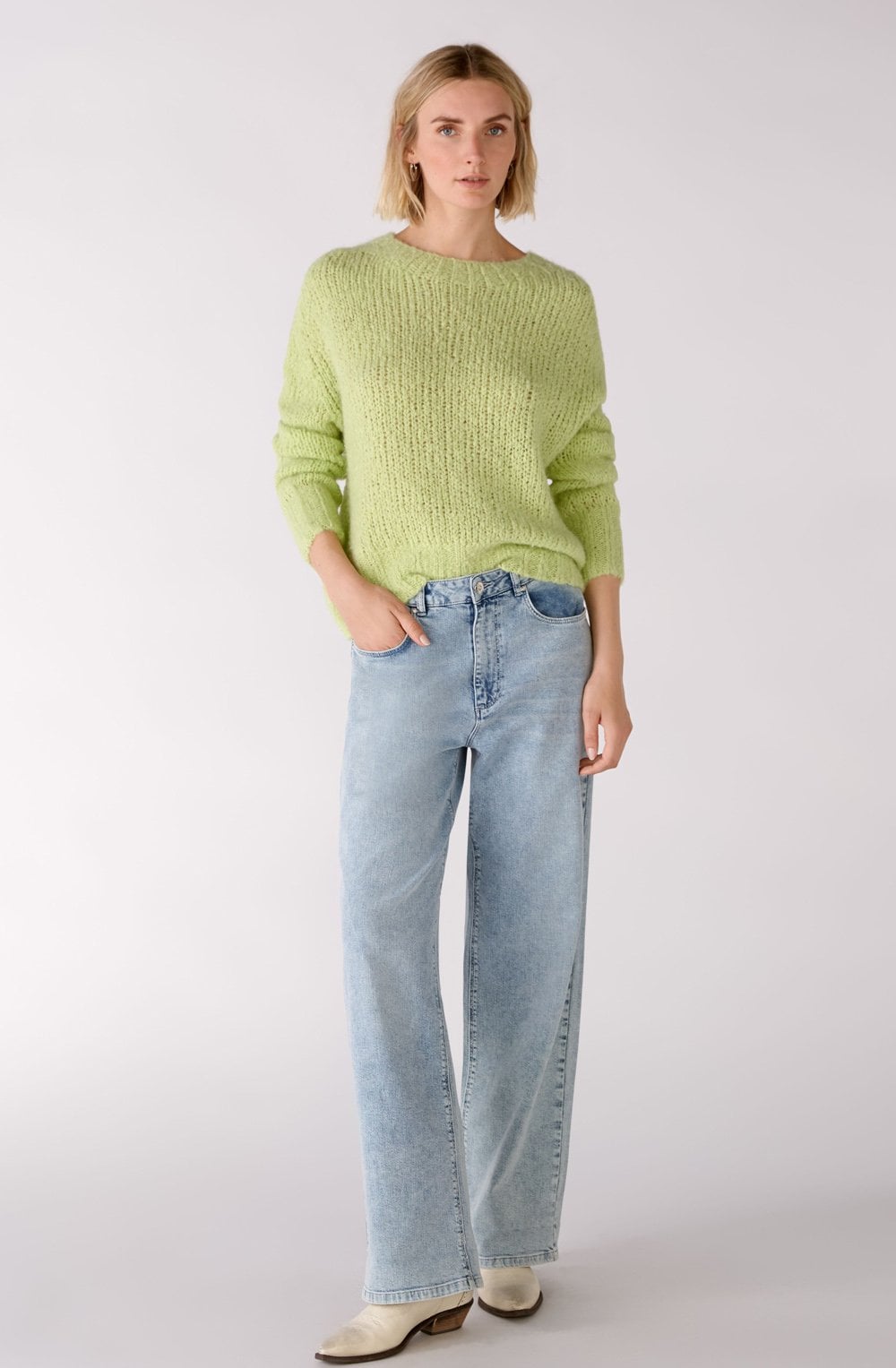 Light Green Soft Chunky Knit Jumper