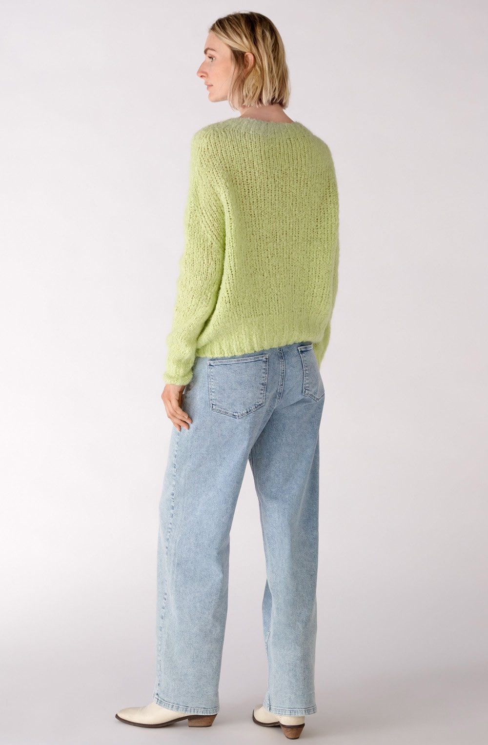 Light Green Soft Chunky Knit Jumper