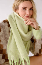 Light Green Soft Chunky Scarf