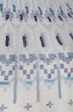 Light Grey and Blue Fair Isle Jumper