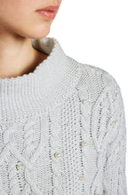 Light Grey Cable Knit Sweater