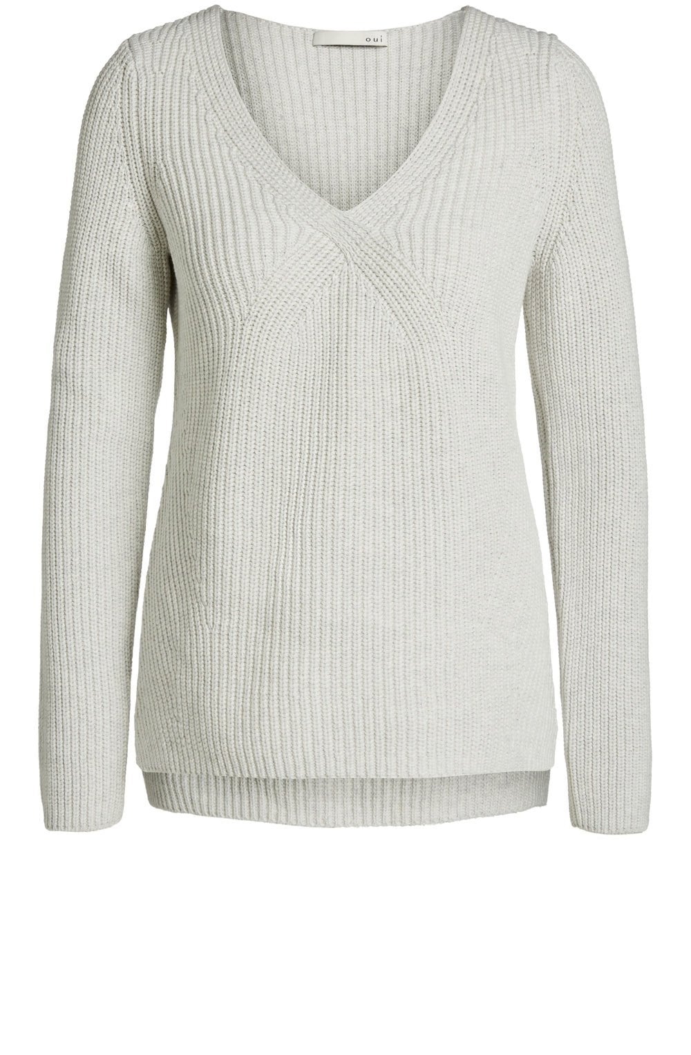 Light Grey Chunky Knit Sweater