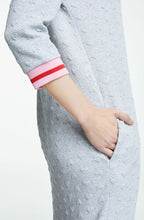 Light Grey Embossed Heart Dress