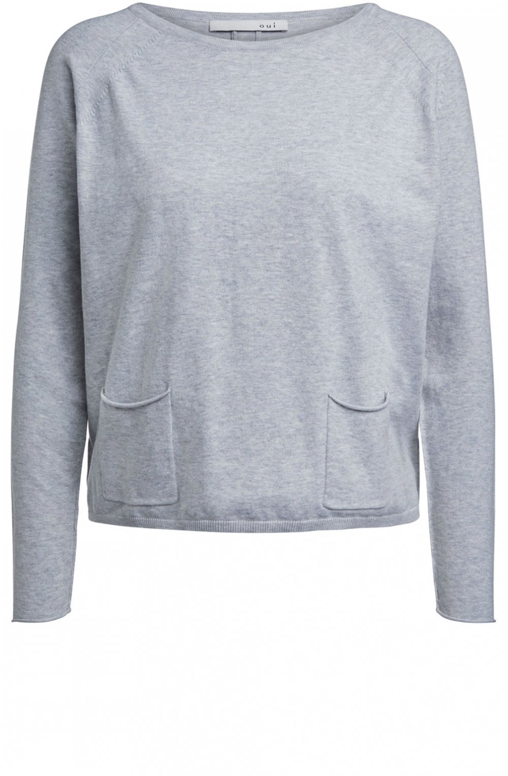 Light Grey Fine Knit Jumper