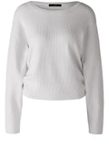 Light Grey Gathered Sides Jumper