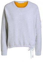 Light grey jumper Striped back