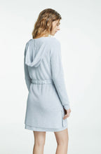 Light Grey Knit Hooded Cardigan