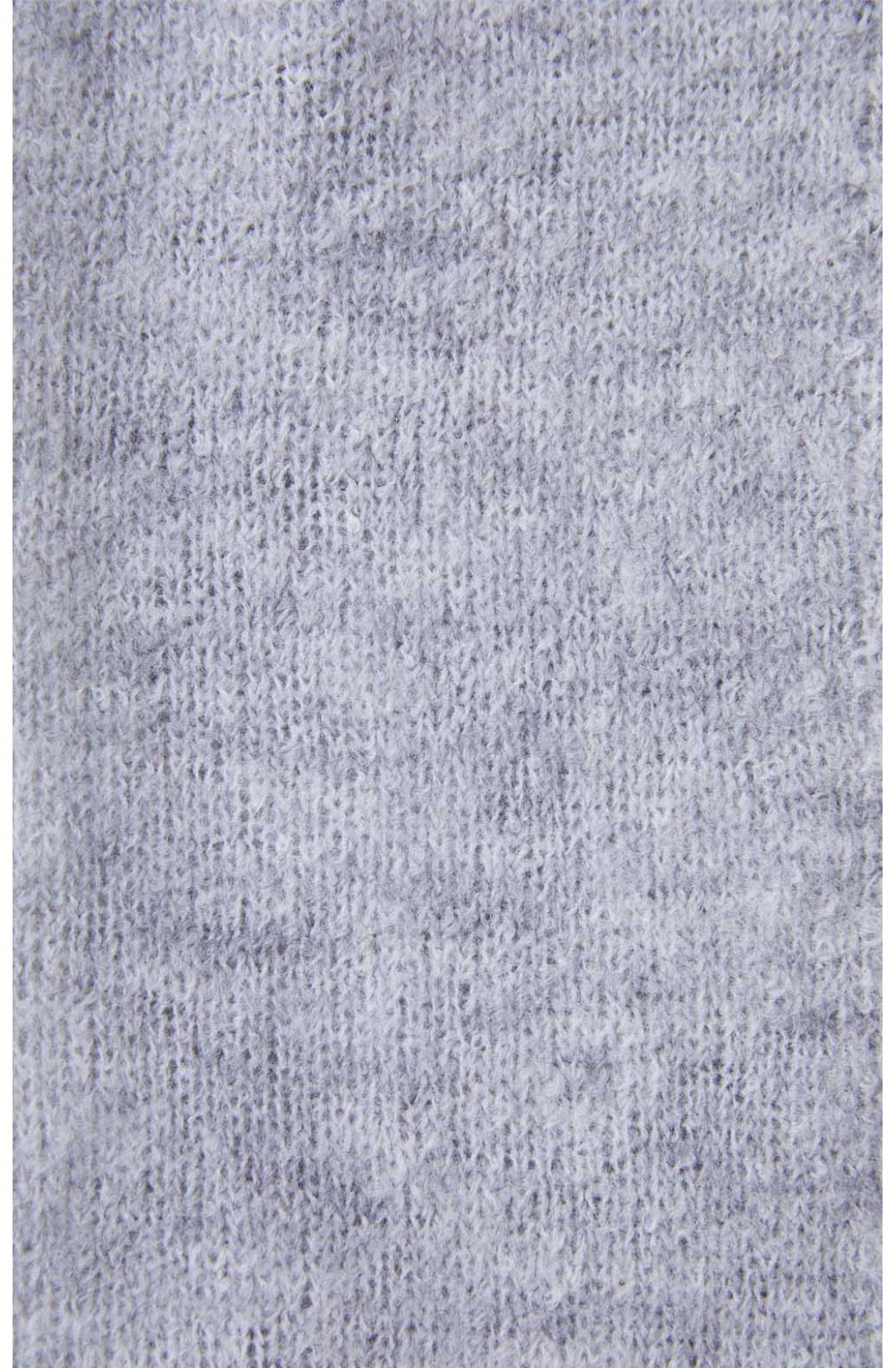 Light Grey Knit Scarf