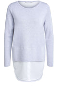 Light Grey Layered Effect Jumper