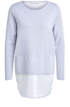 Light Grey Layered Effect Jumper