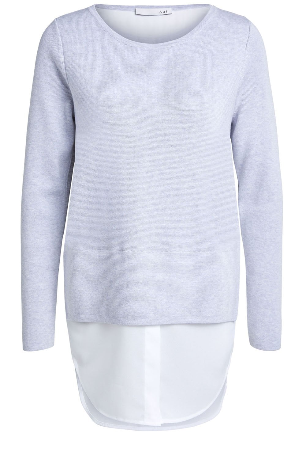 Light Grey Layered Effect Jumper
