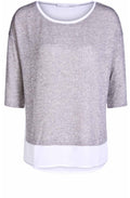 Light Grey Layered Effect Top