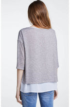 Light Grey Layered Effect Top