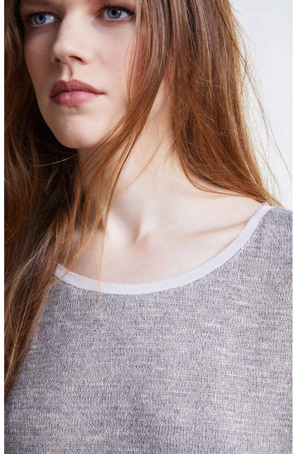 Light Grey Layered Effect Top