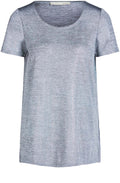 Light Grey Metallic T Shirt