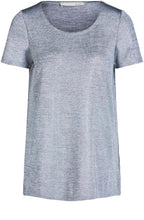 Light Grey Metallic T Shirt