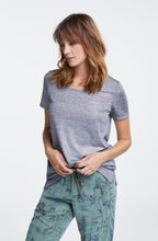 Light Grey Metallic T Shirt