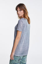 Light Grey Metallic T Shirt