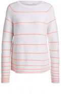 Light Grey Neon Stripe Jumper