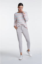 Light Grey Neon Stripe Jumper