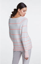 Light Grey Neon Stripe Jumper