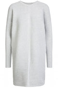 Light Grey Ribbed Dress