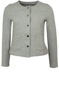 Light Grey Ribbed Jacket