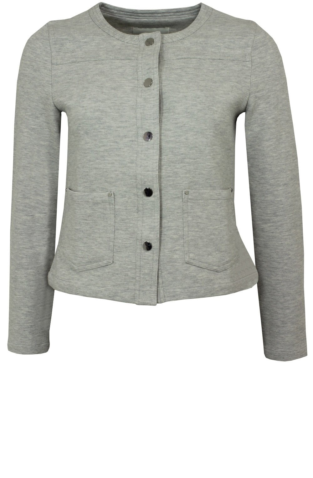 Light Grey Ribbed Jacket