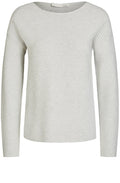 Light Grey Ribbed Sweater