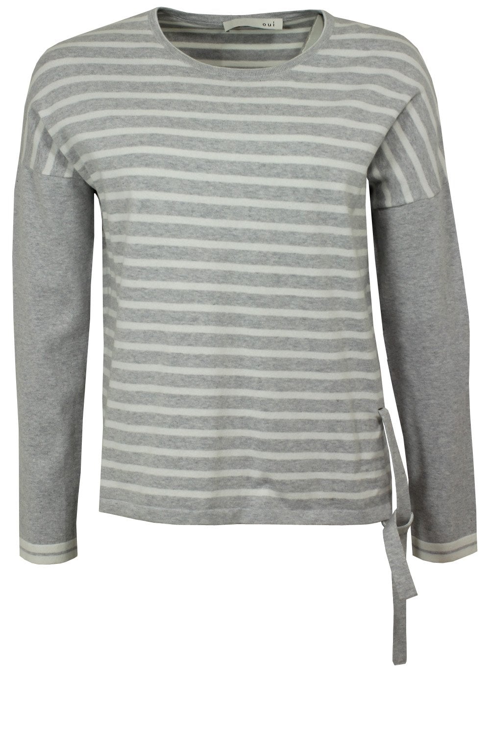 Light Grey Striped Sweater