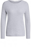 Light Grey Woven Knit Jumper