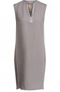 Light Khaki Linen Dress
