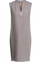 Light Khaki Linen Dress