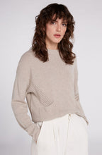 Light Stone Contrast Knit Jumper