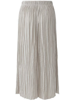 Light Stone Crinkled Satin Touch Maxi Skirt