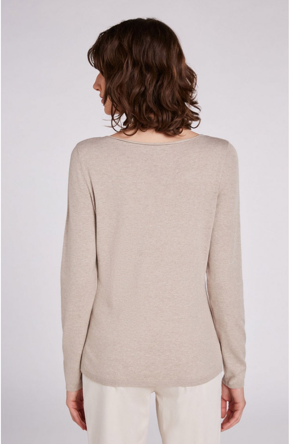 Light Stone Fine Knit Jumper