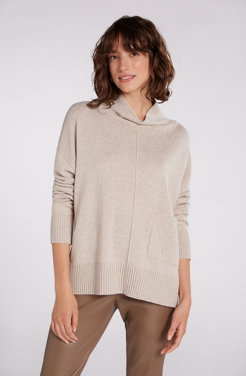 Light Stone Fine Knit Jumper