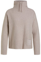 Light Stone Fine Rib Jumper
