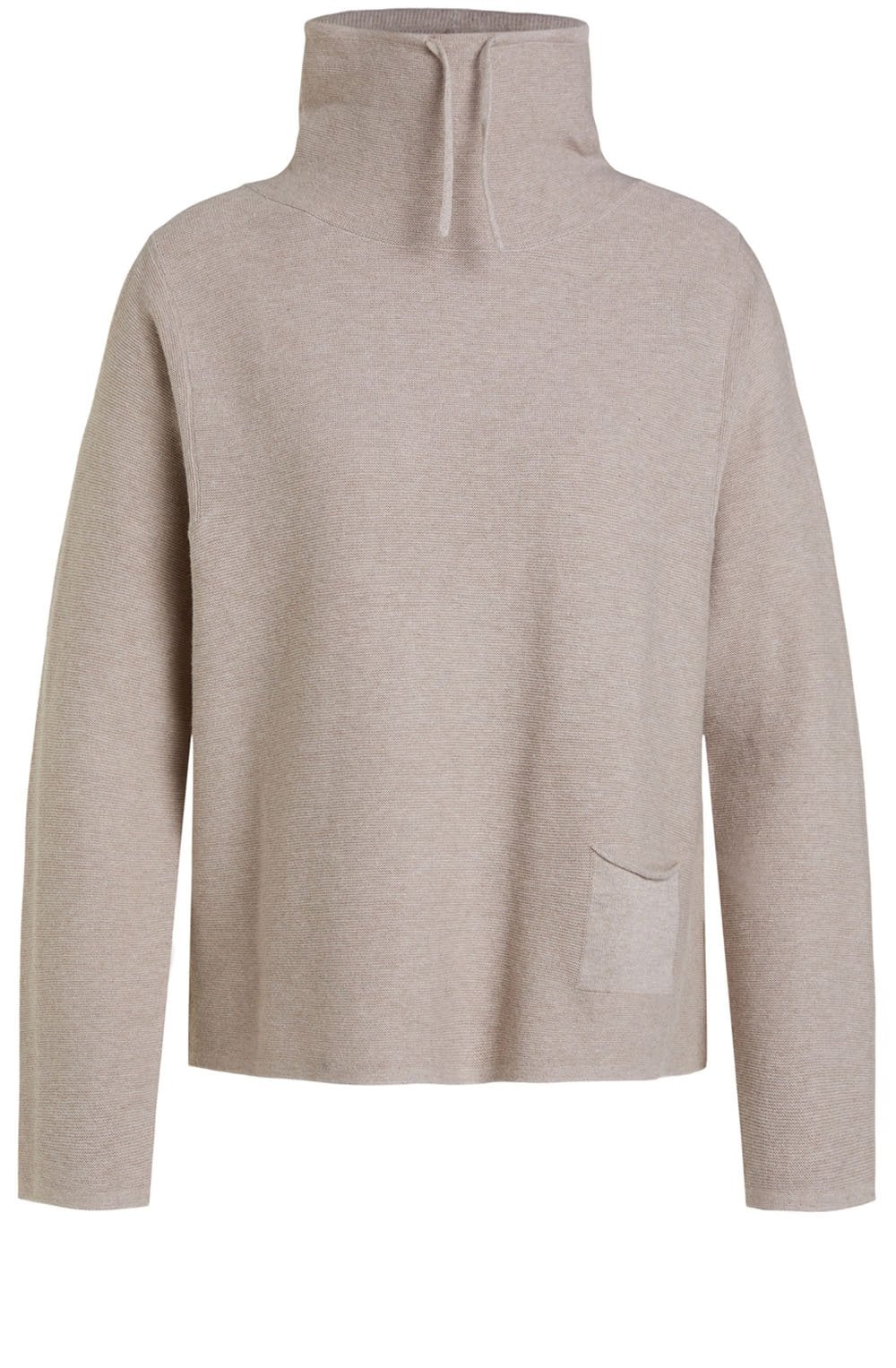 Light Stone Fine Rib Jumper