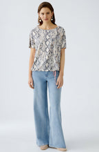 Light Stone Grey Drawstring Blouse