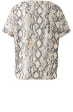 Light Stone Grey Drawstring Blouse