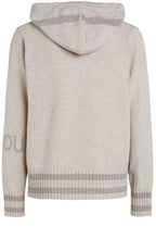 Light Stone Hooded Jumper